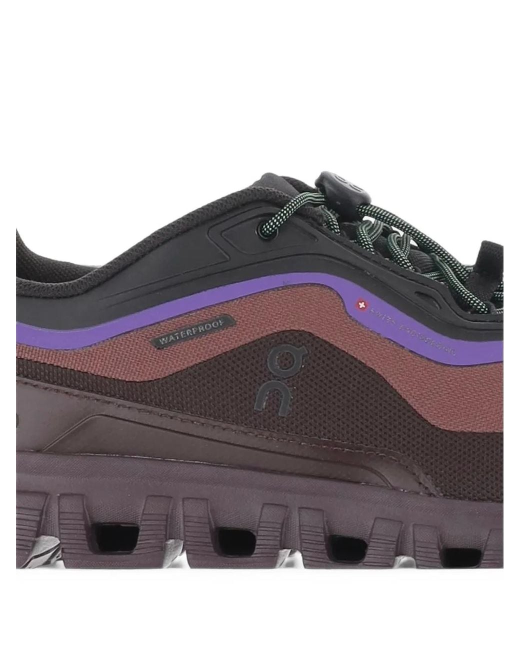On Shoes Purple Cloud 6 Geo Waterproof Sneakers