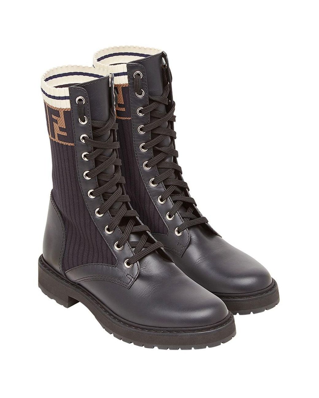 fendi boots combat