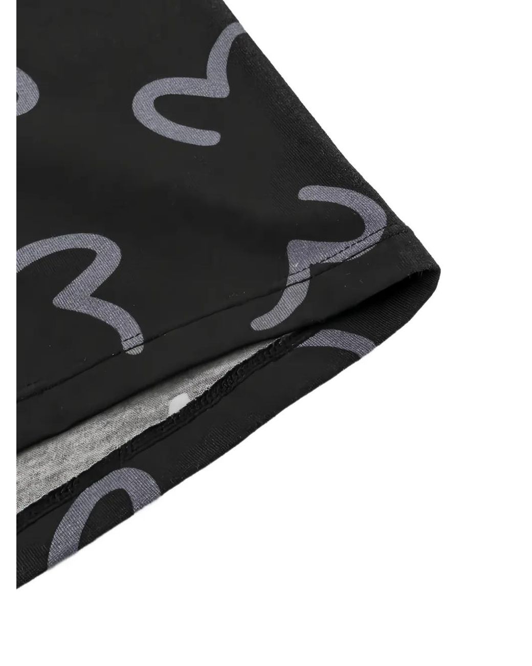Evisu Black Seagull-Print Boxer Briefs for men
