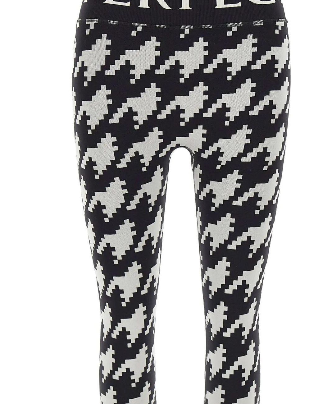 Perfect Moment Black Jacquard Base Layer Leggings