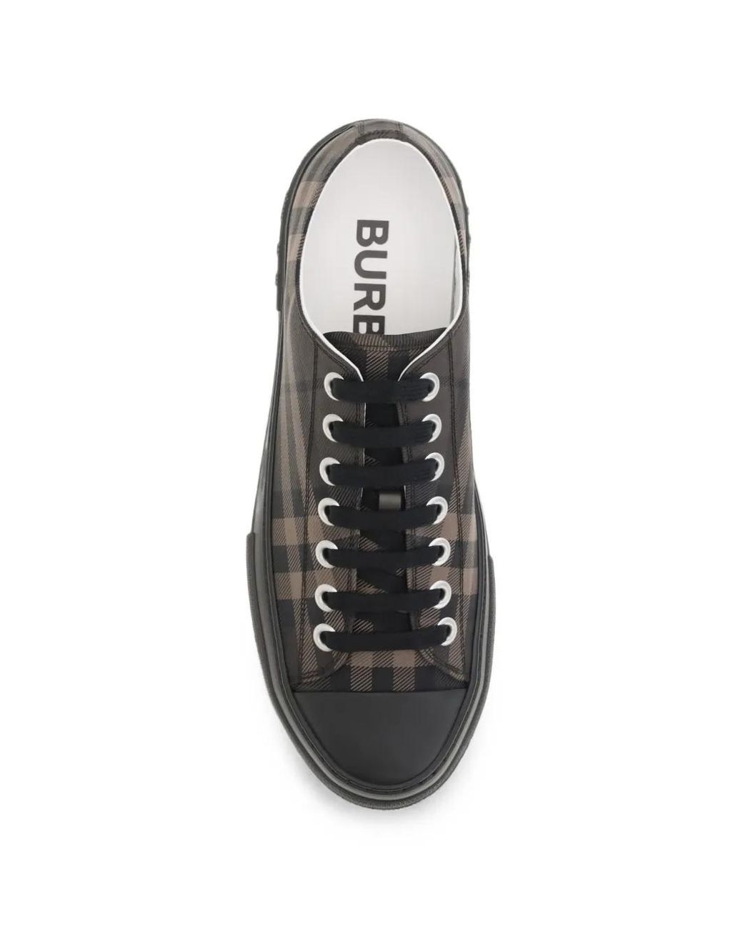 Burberry Jack Sneakers Mit Check in Black für Herren