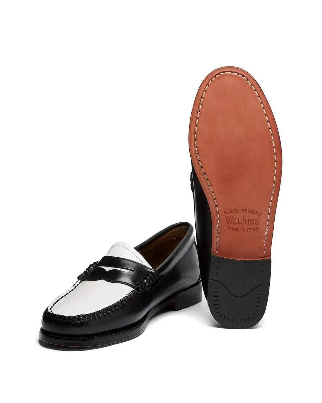 G.H.BASS Black Weejuns Penny Loafers