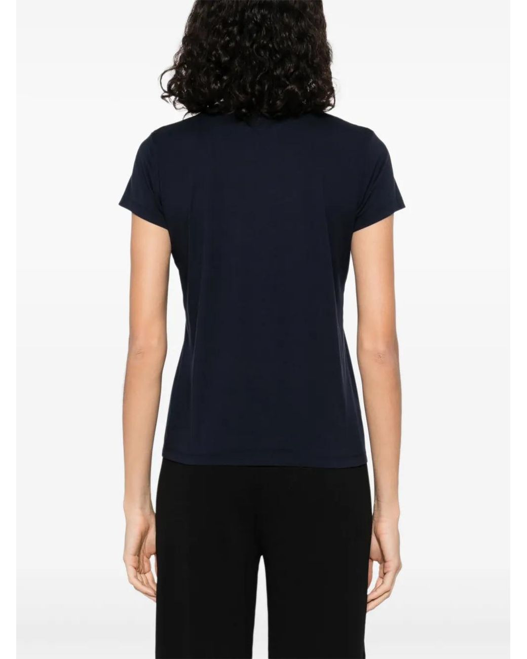 Mazzarelli Blue Short-Sleeve T-Shirt