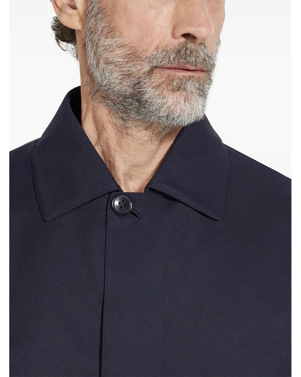Zegna Blue Motorin 300Cc Raincoat for men