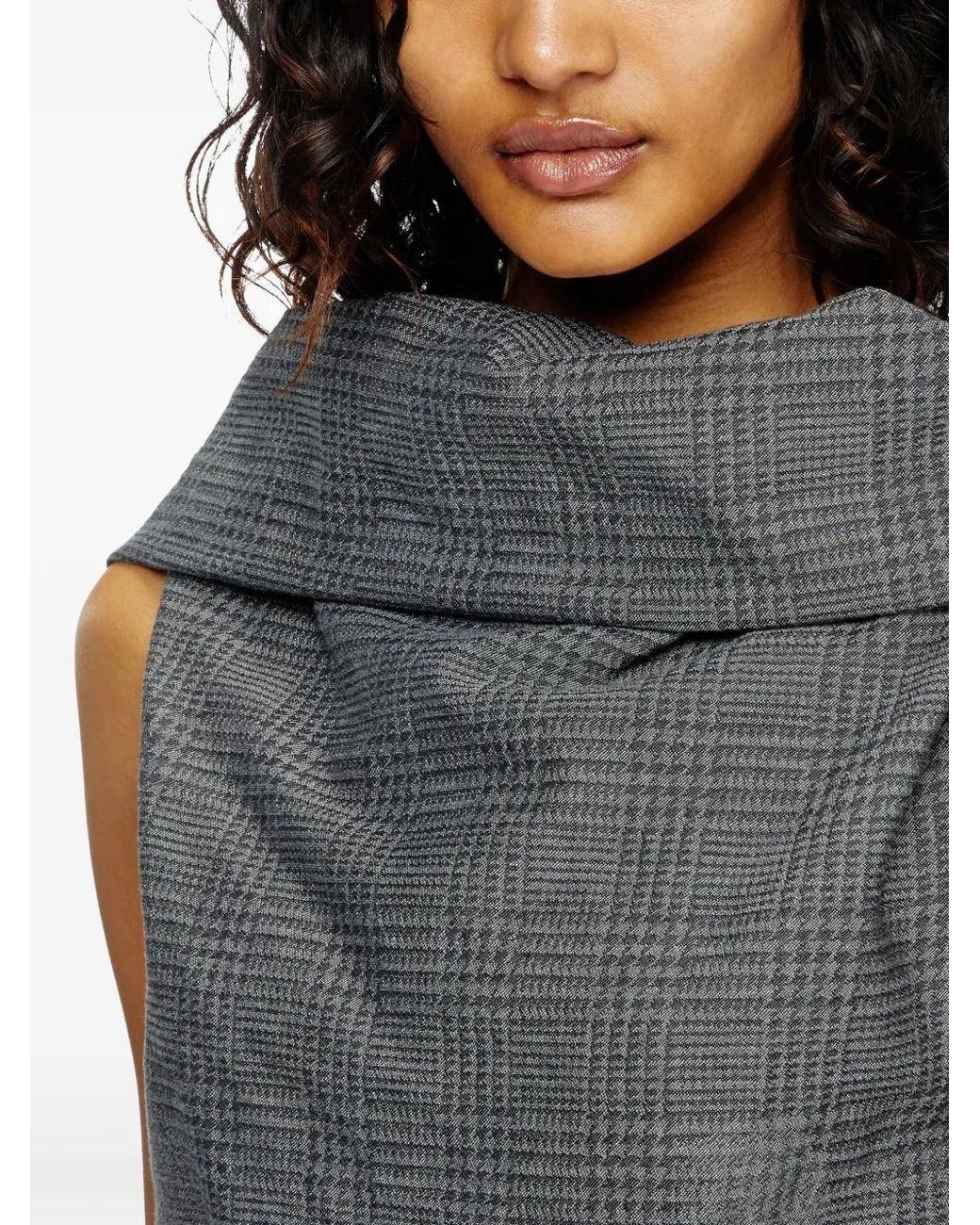 DIESEL Gray D-Mauve Midi Dress