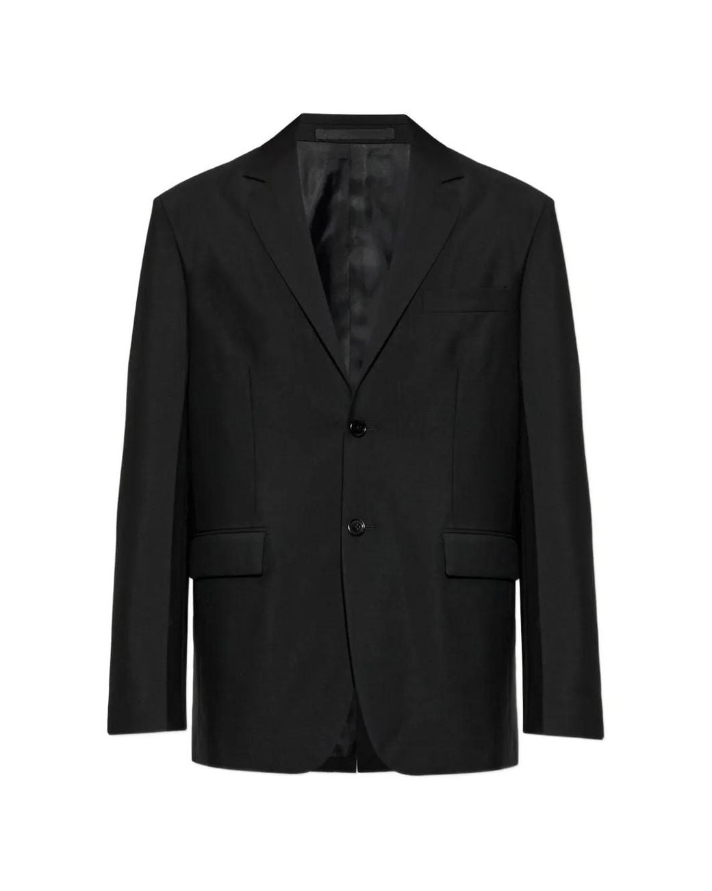 Jil Sander Black Single-Vent Blazer for men