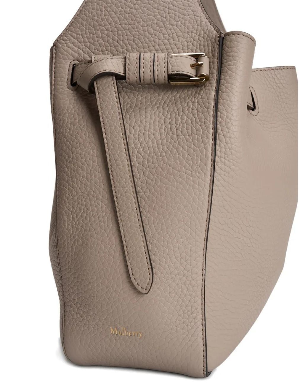 Borsa A Secchiello Lyra Piccola di Mulberry in Natural