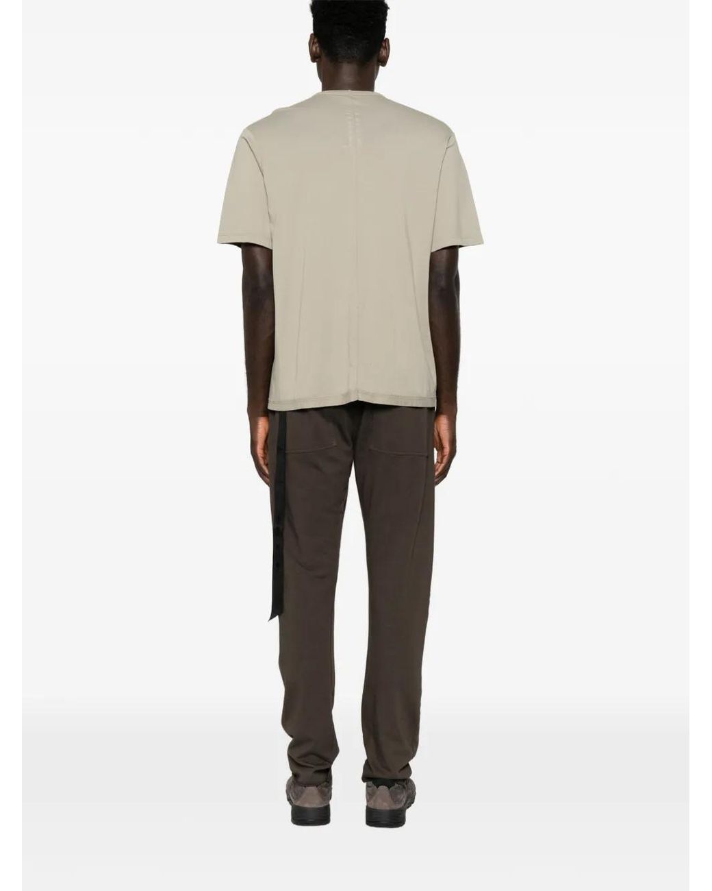 Rick Owens Natural Level Crew-Neck T-Shirt for men