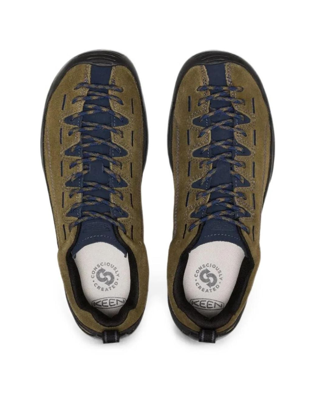 Keen Green Jasper Leather Sneakers for men