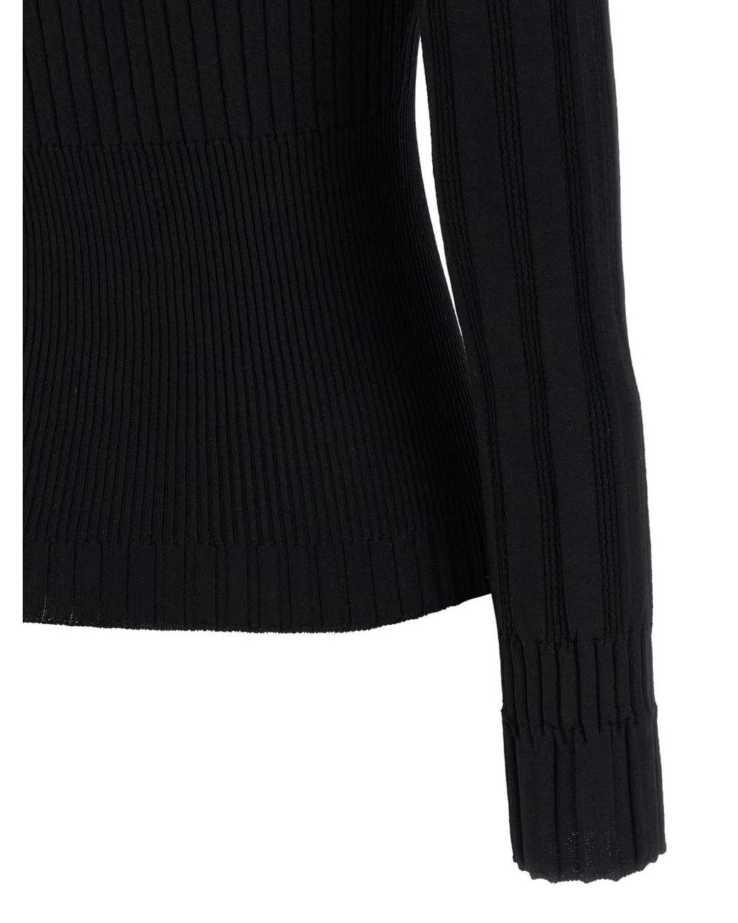 Balmain Black Button Cardigan