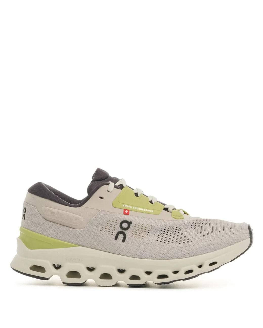 On Shoes White Cloudstratus 3 Sneakers