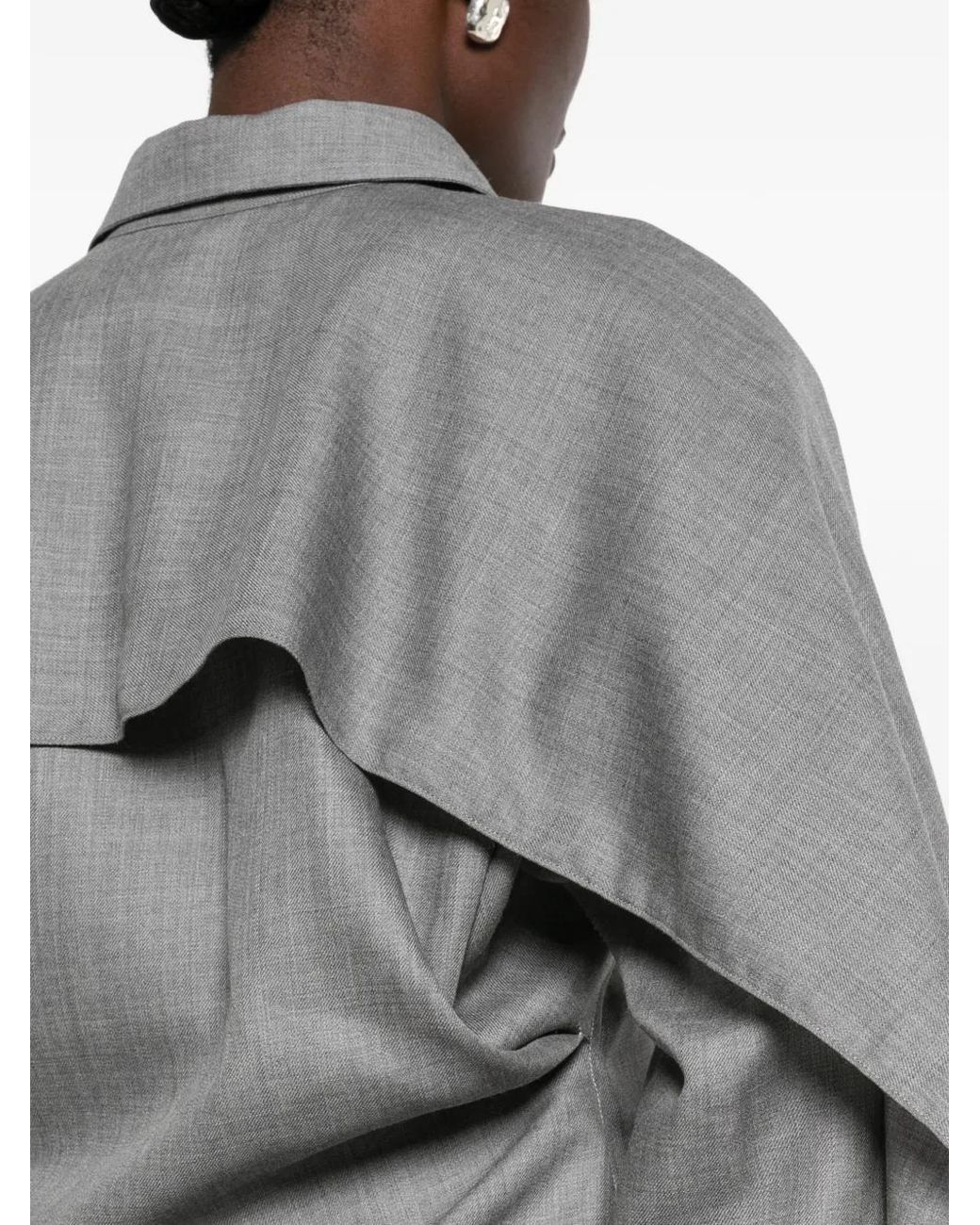 DARKPARK Gray Anne Cape-Back Shirt