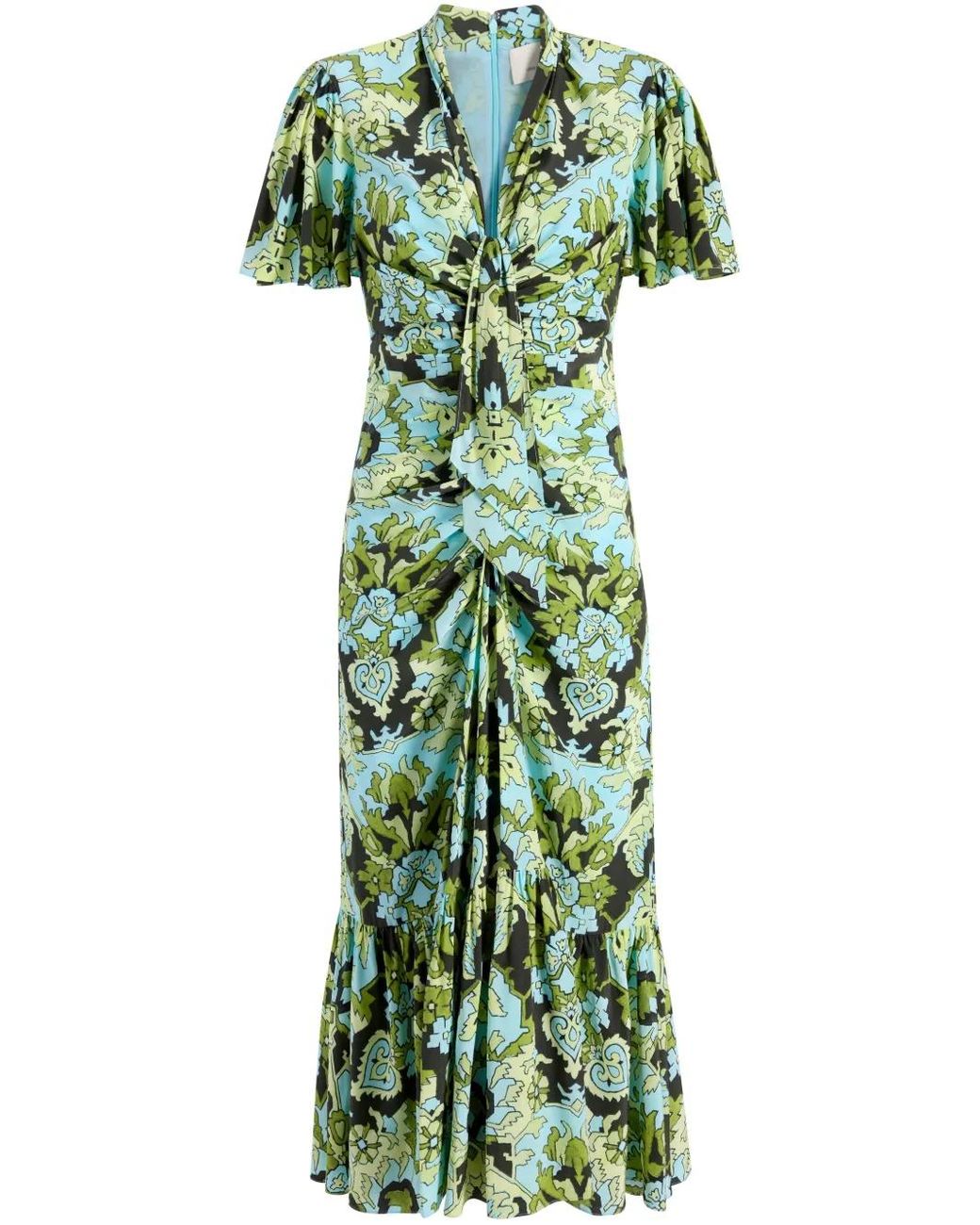 Cinq À Sept Green Peeta Dress