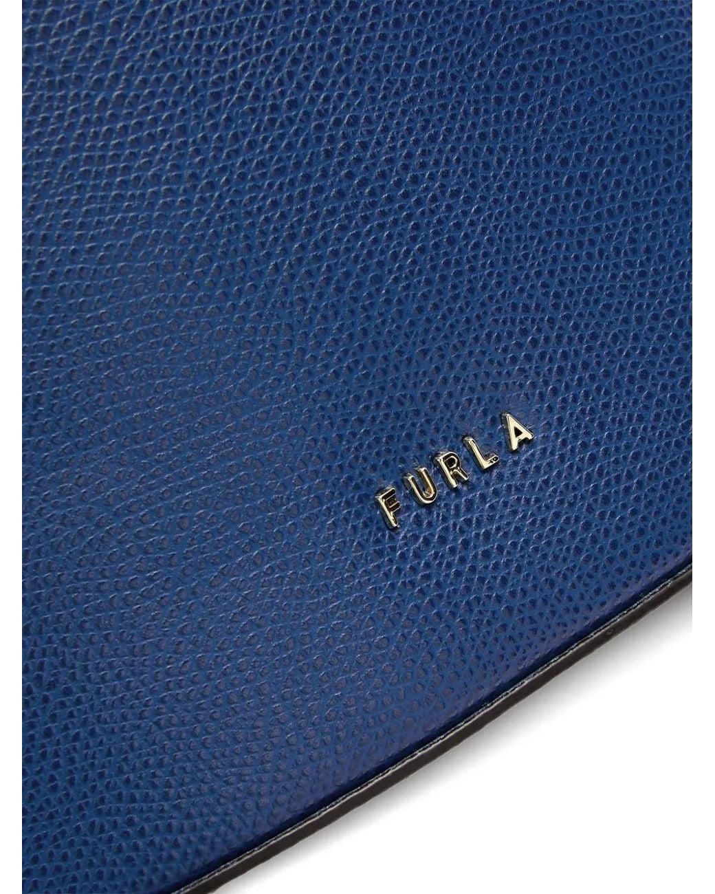 Furla Blue Roxie Bucket Bag S