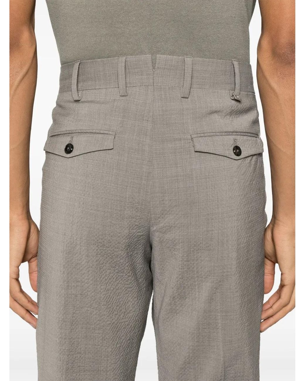PT Torino Gray Rebel Trousers for men