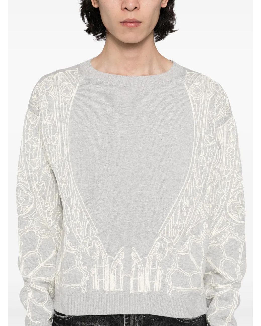 Who Decides War White Notre Dame Jumper for men