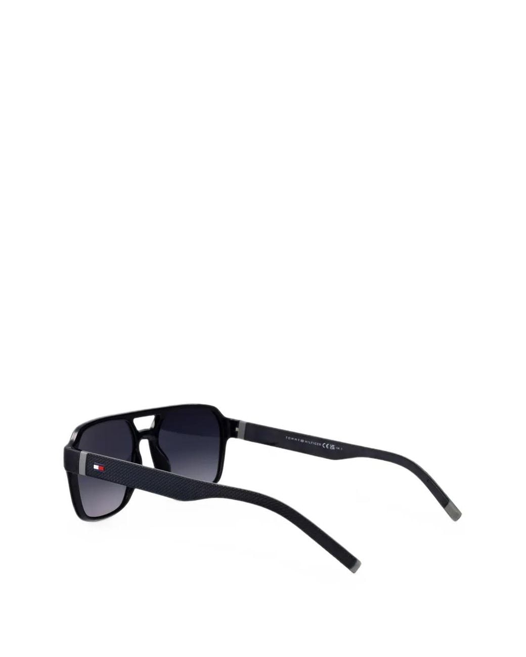 Tommy Hilfiger Blue Lunettes De Soleil À Monture Rectangulaire for men