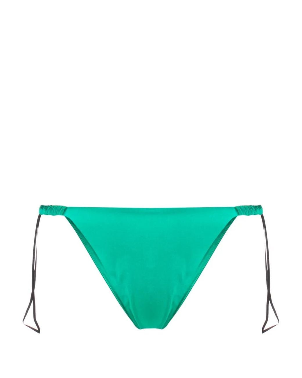 Forte_forte Green High-Cut Satin Briefs