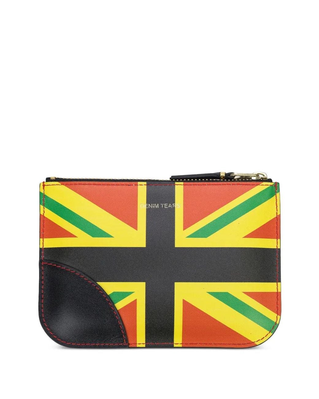 DENIM TEARS Yellow Union Jack Cluth Bag for men