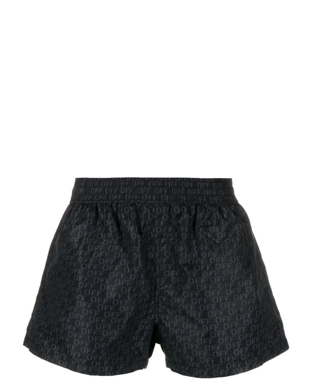 Off-White c/o Virgil Abloh Black Beachwear for men