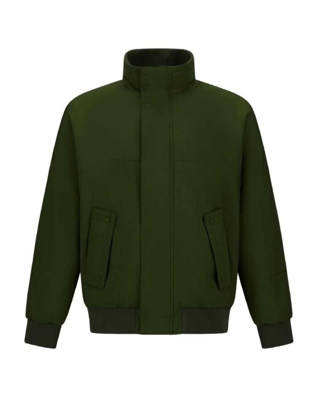 Herno Green Laminar High-Neck Bomber Jacket for men