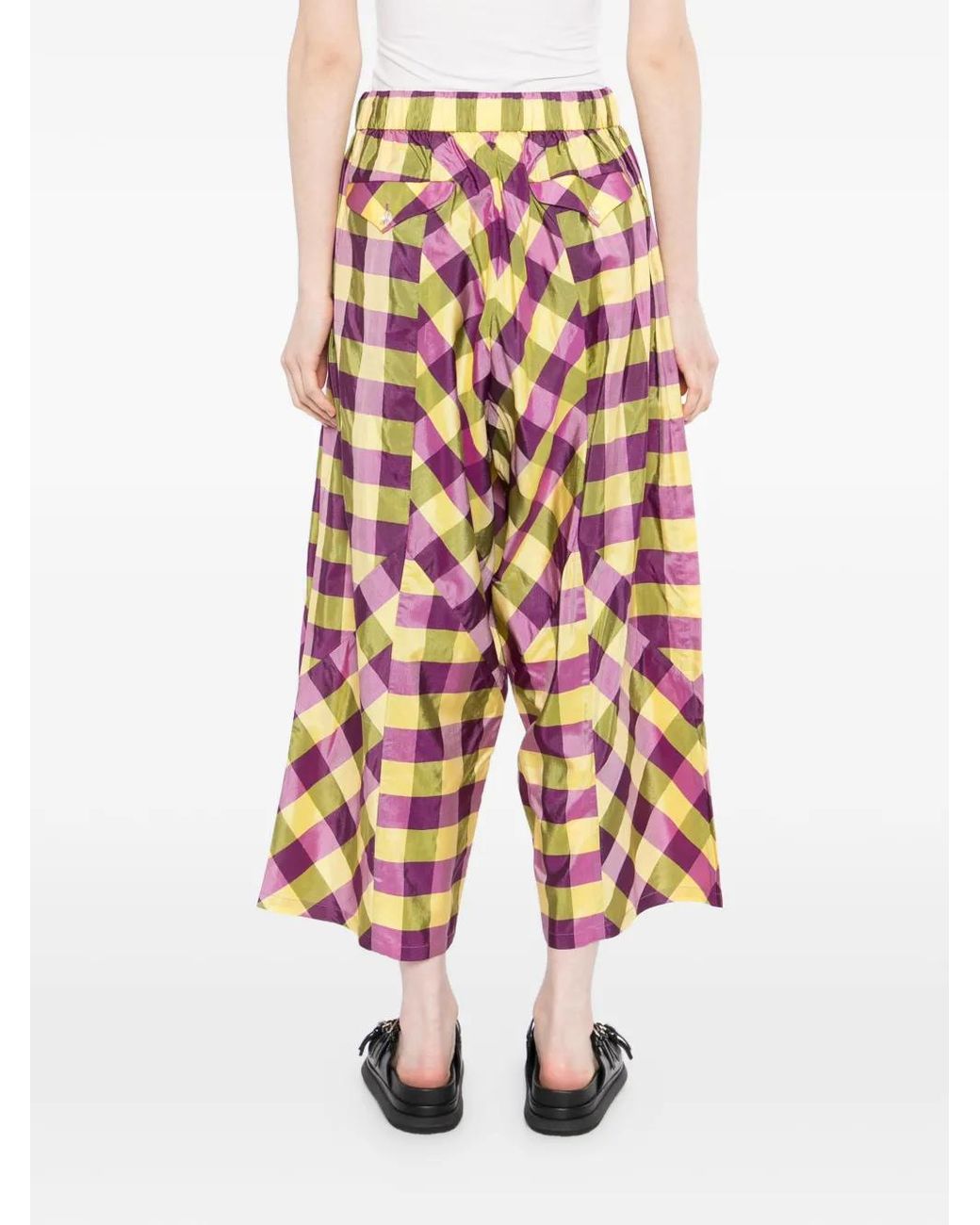 PENULTIMATE White Checked Trousers