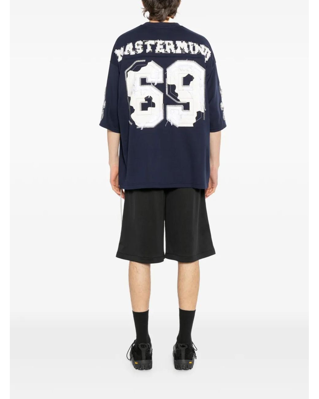 Mastermind Japan Blue T-Shirt À Imprimé Graphique for men