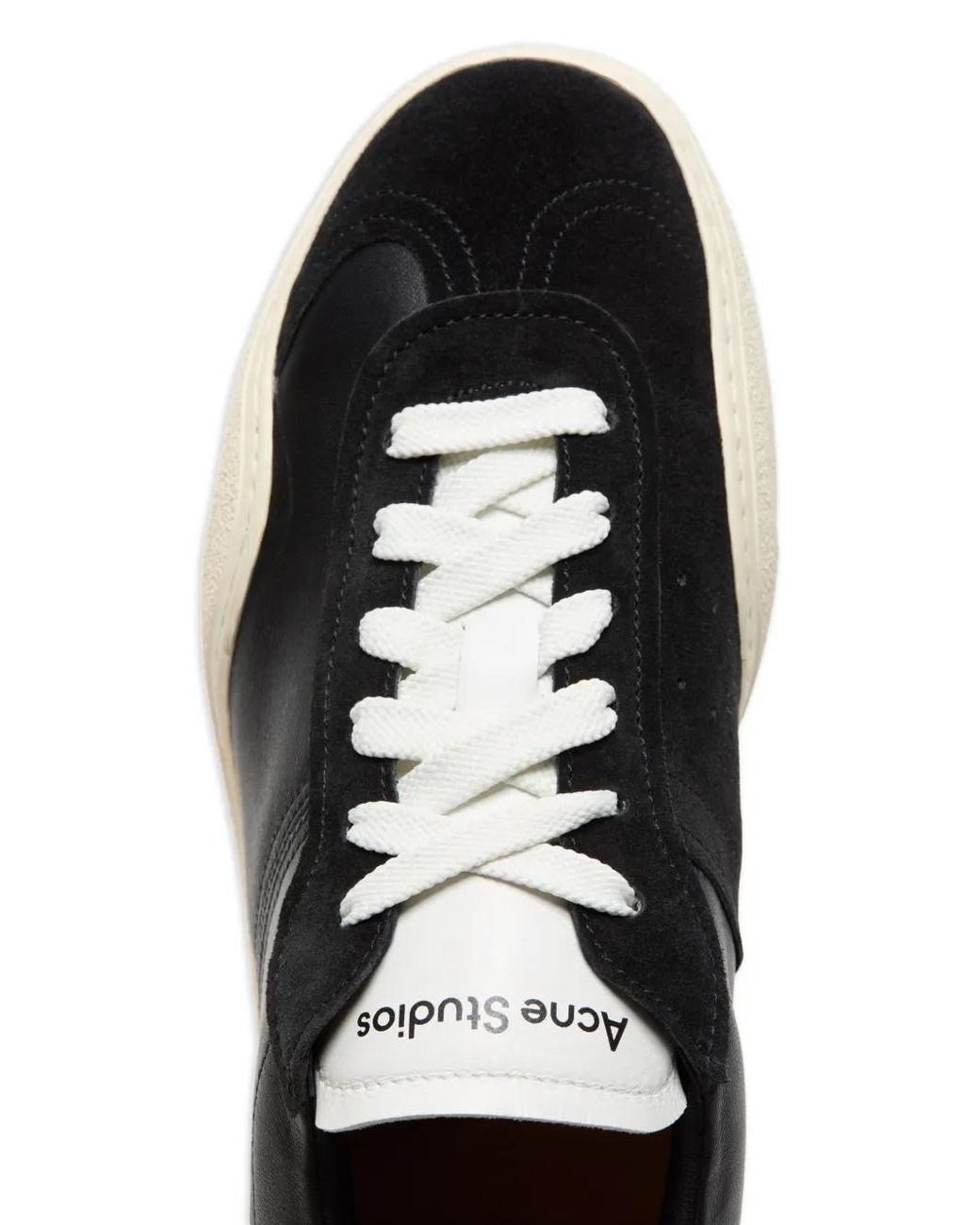 Acne Black Leather Sneakers