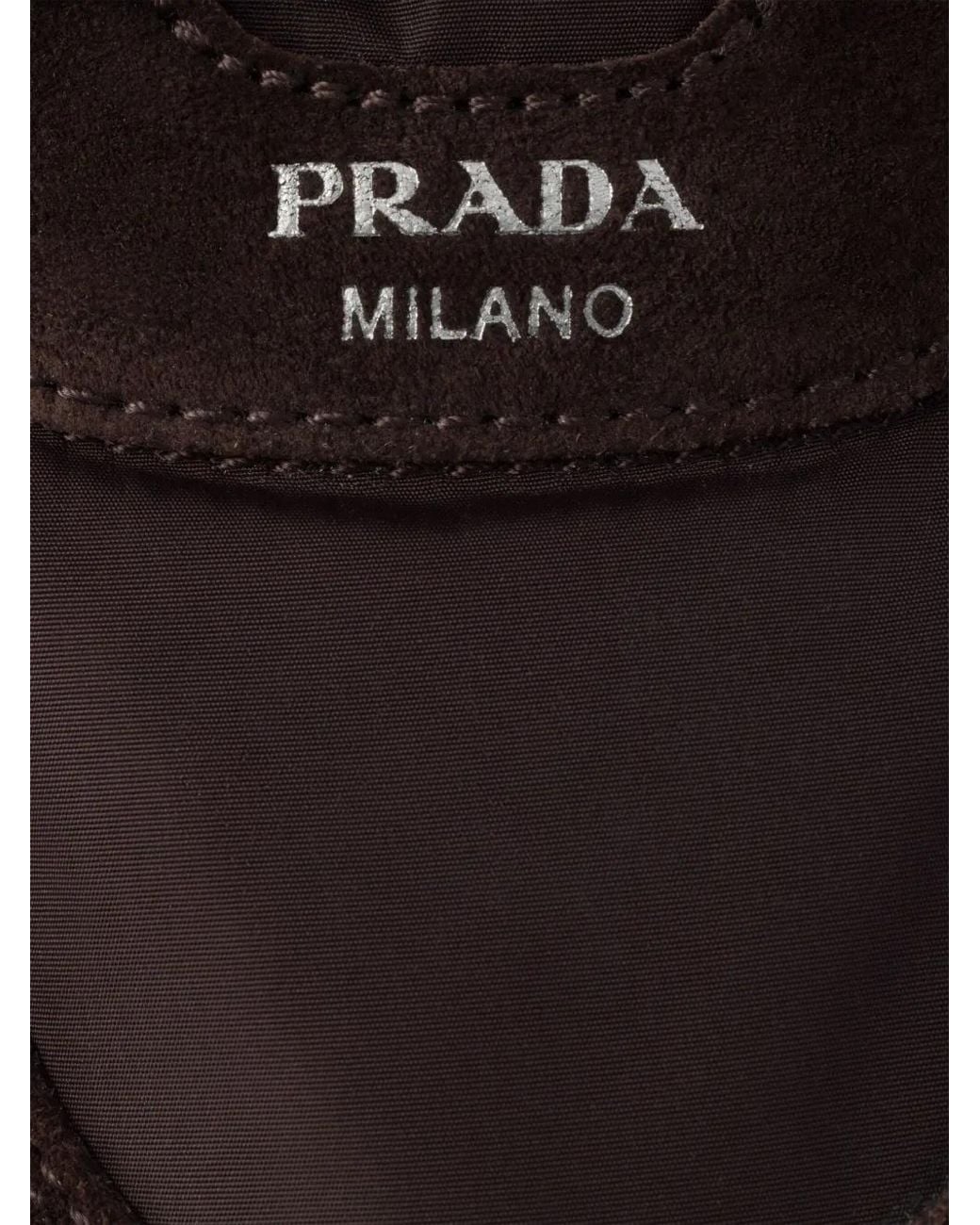 Prada Black Collapse Mules