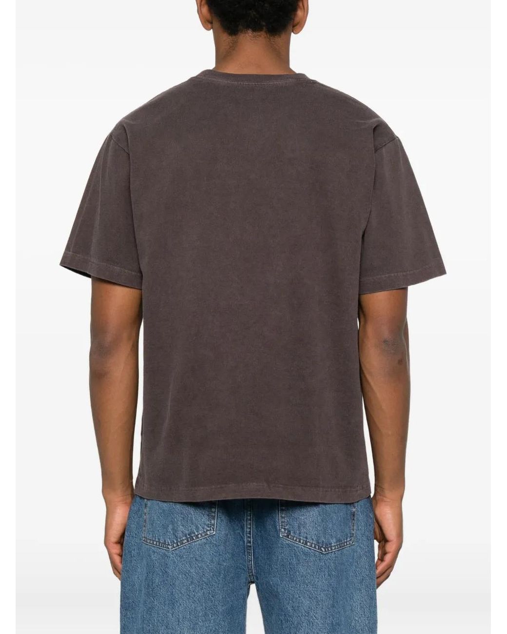 Neighborhood Brown Nh Wolf-Print T-Shirt for men