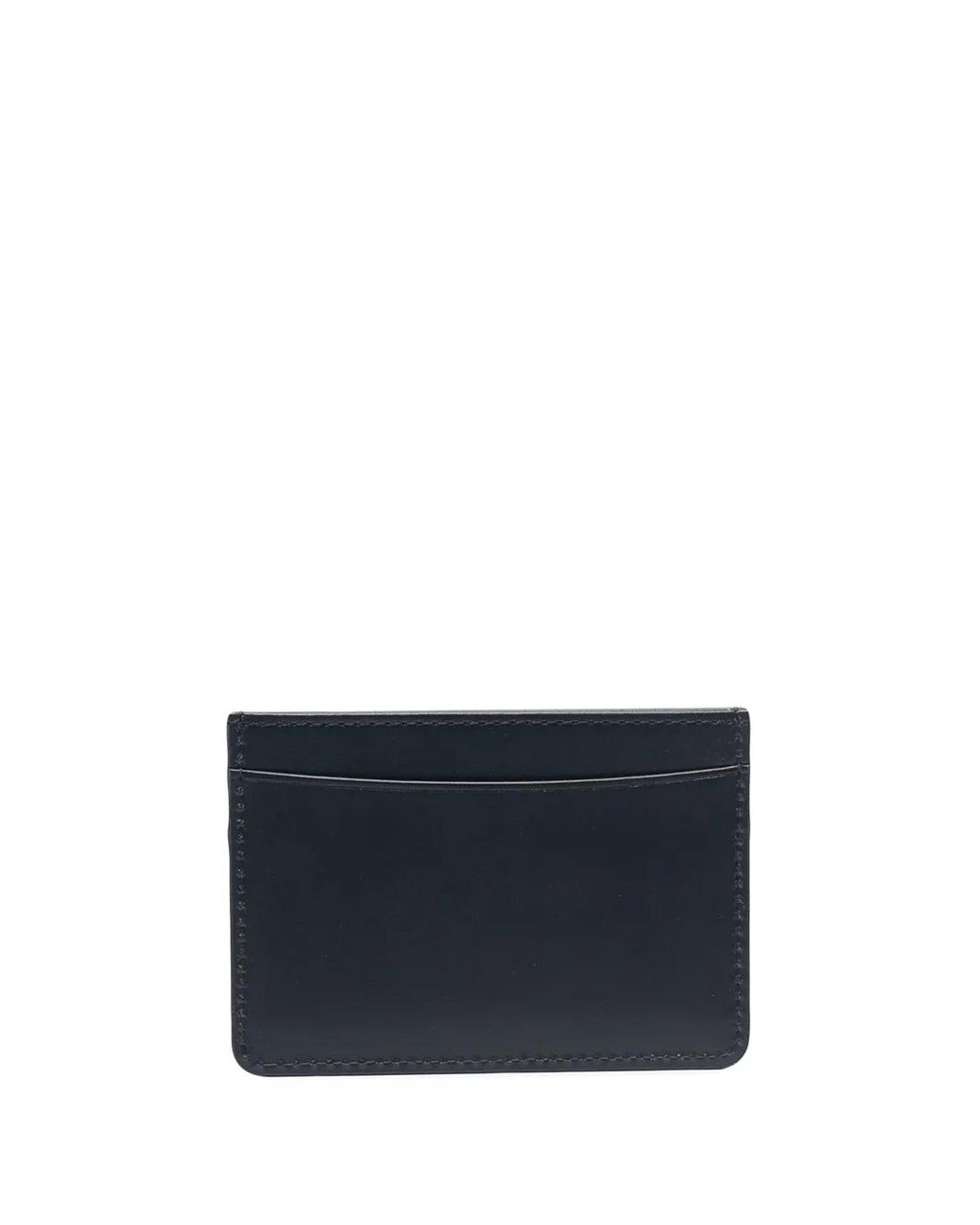 A.P.C. Blue André Embossed Logo Cardholder