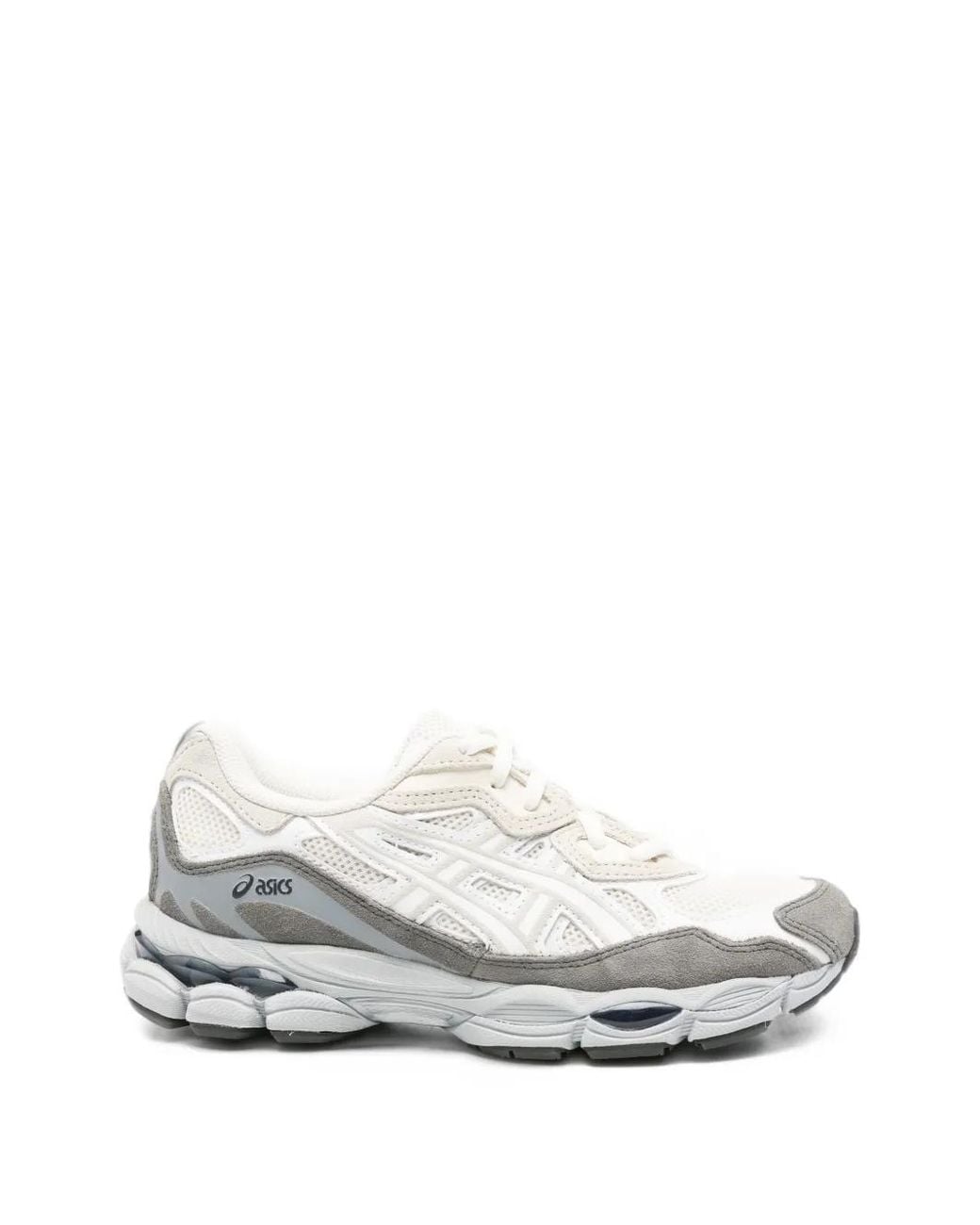 Sneakers Con Inserti di Asics in White