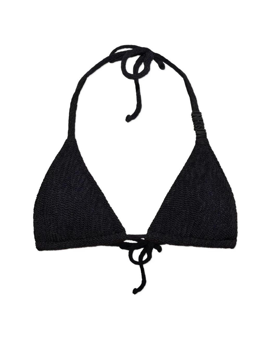 Moschino Bikinitop Met Logodetail in het Black