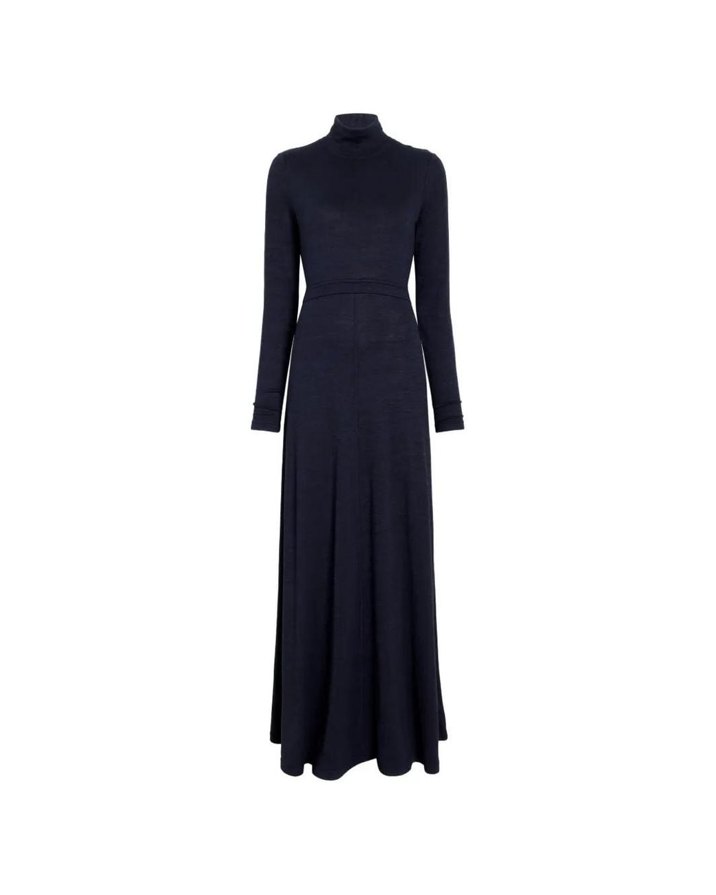 Proenza Schouler Blue Jayne Marled Cut-Out Maxi Dress