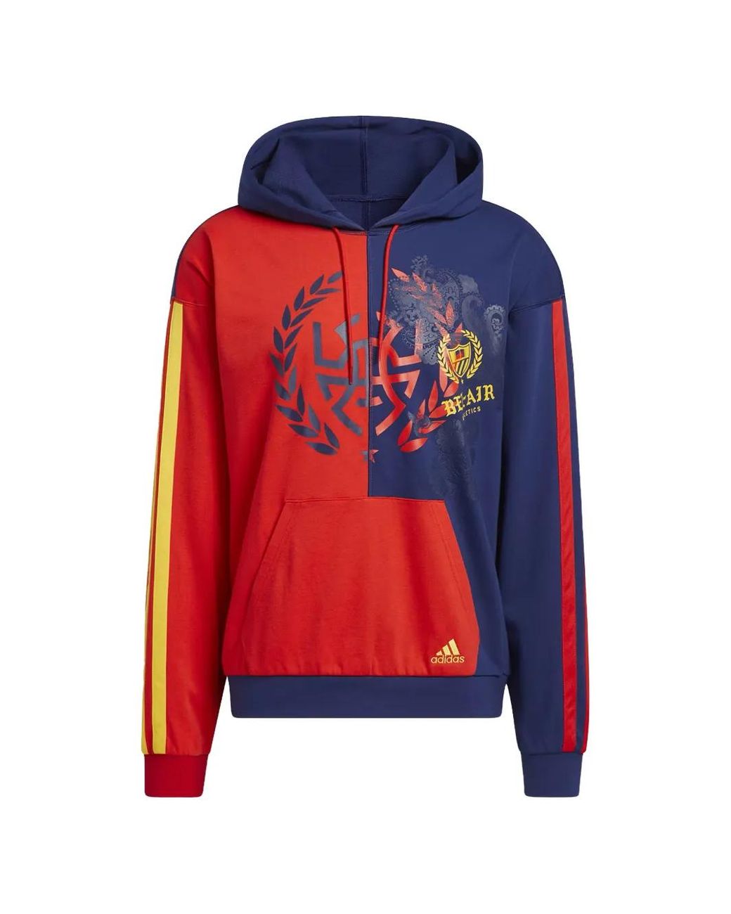 Adidas Red D.O.N Bel Air Academy Hooded Hoodie for men