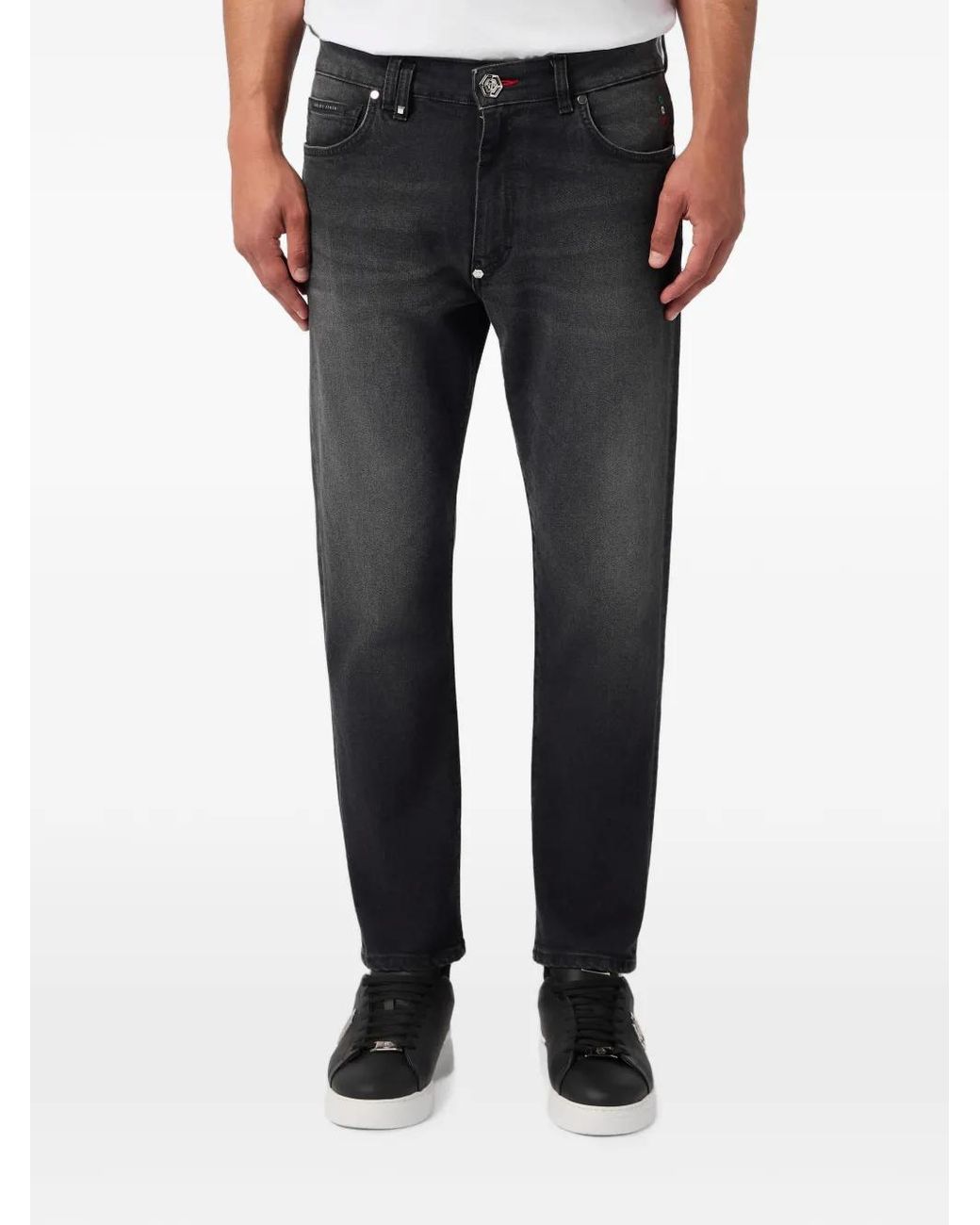 Philipp Plein Blue Detroit Fit Jeans Basic for men