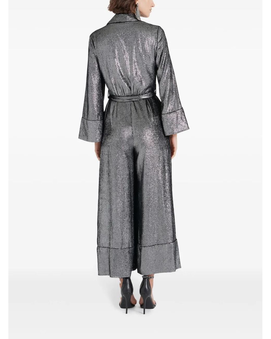 Temperley London Gray Larisa Jumpsuit