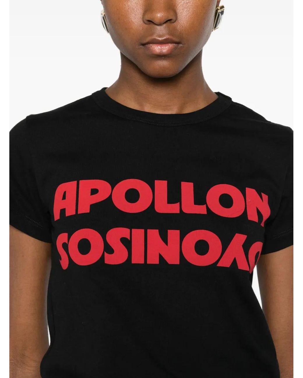 Valentino Garavani Black Apollon Dyonisos-Print T-Shirt