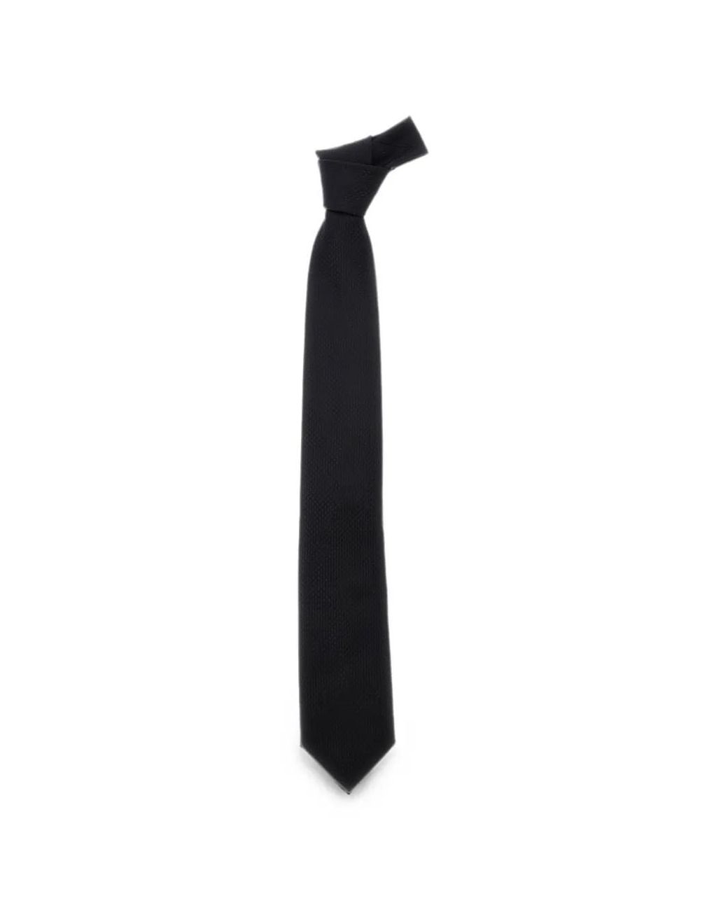 Tom Ford Blue Cravate En Soie À Motif Pied-De-Poule for men