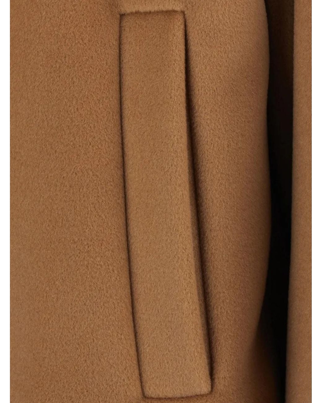 Max Mara Brown Double-Breasted High-Neck Jacket