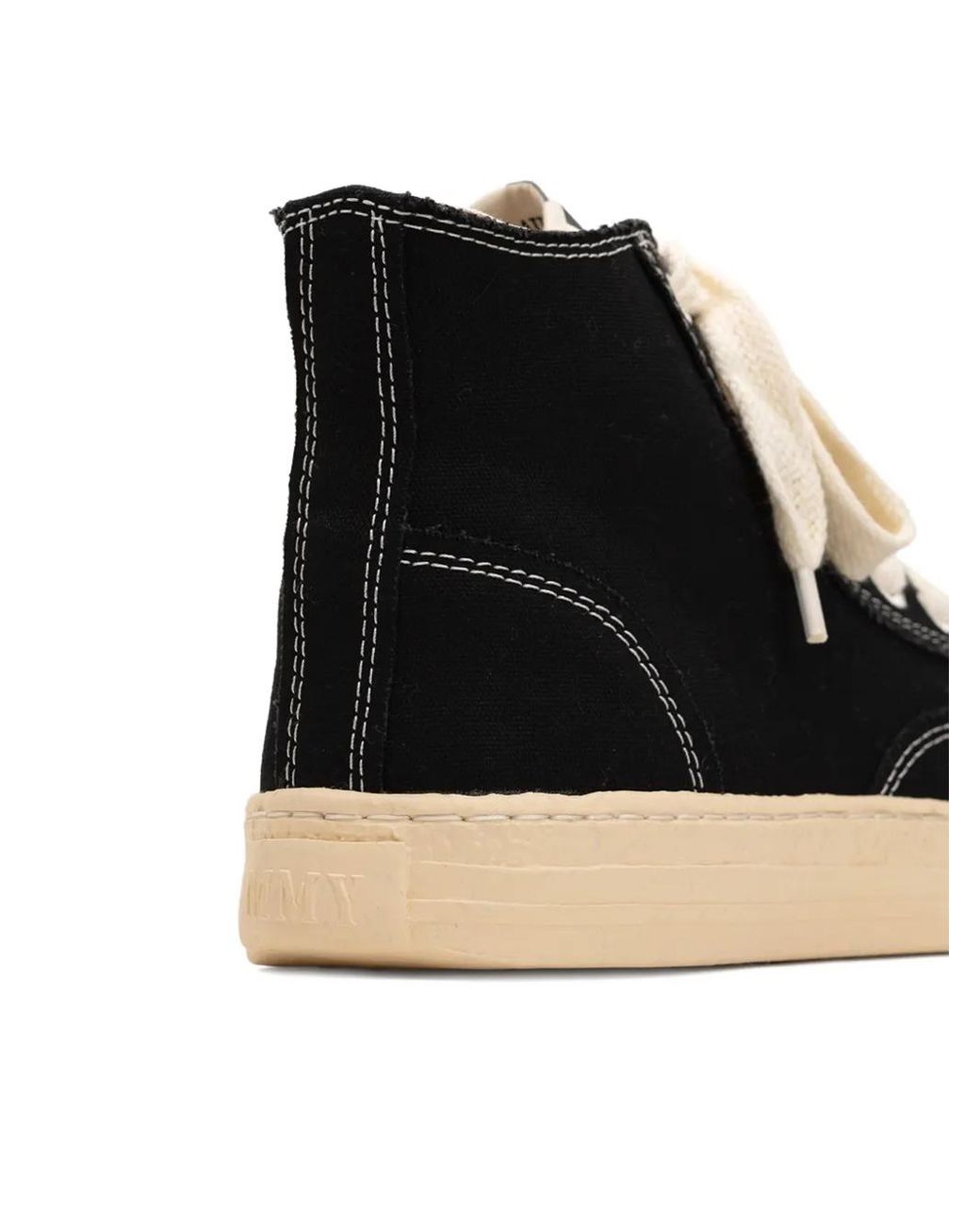 General Scale. Black Roy Past-Sole High-Top Sneakers for men