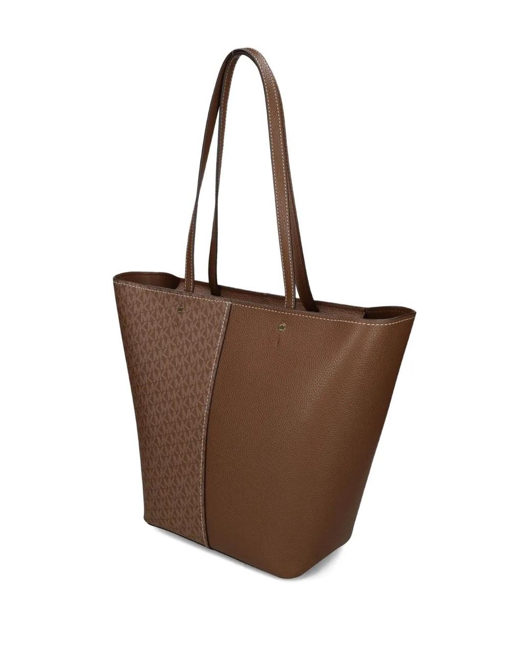 MICHAEL Michael Kors Brown Monogram Panel Tote Bag