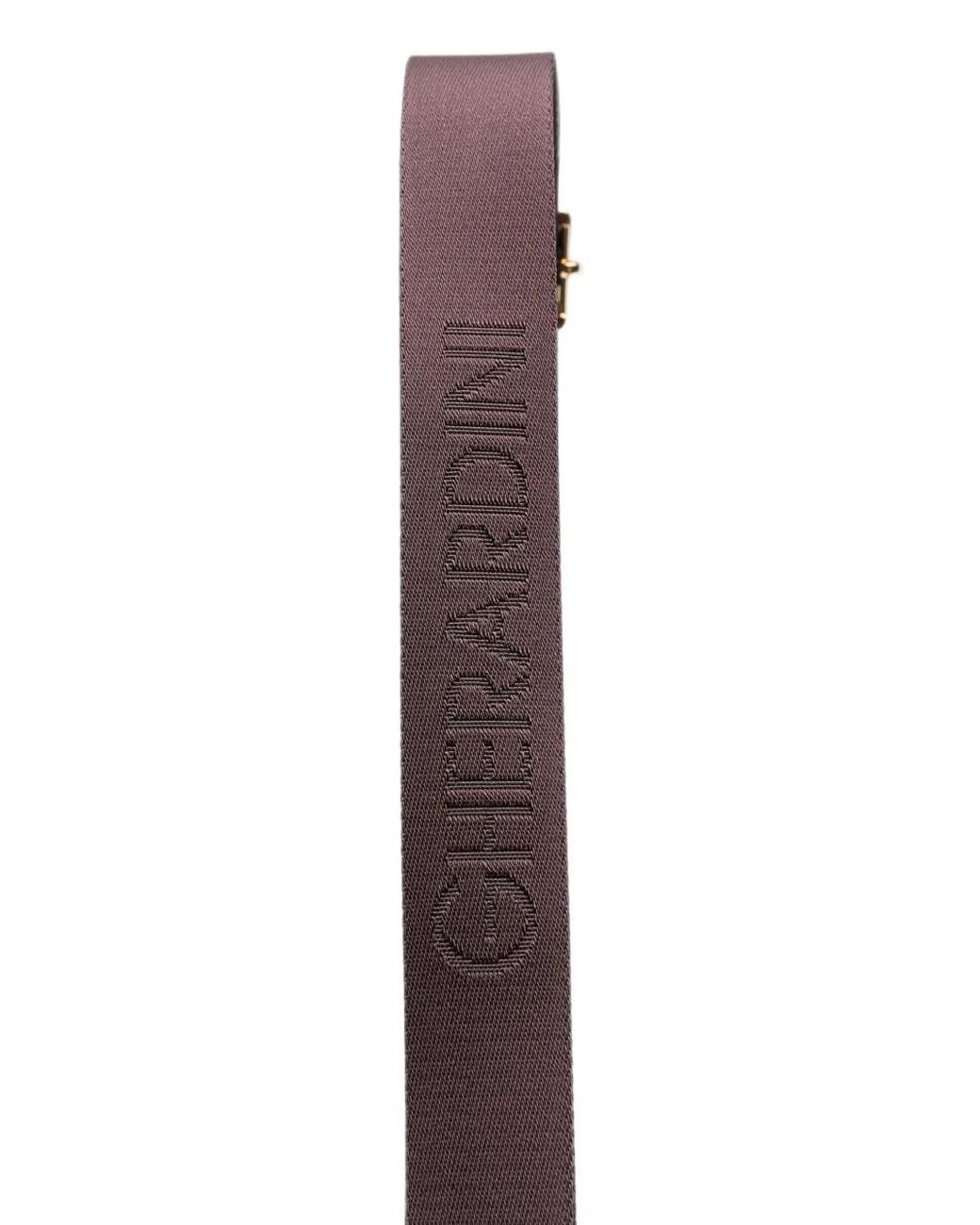 Gherardini Metallic Small Hobo Logo-Print Shoulder Bag
