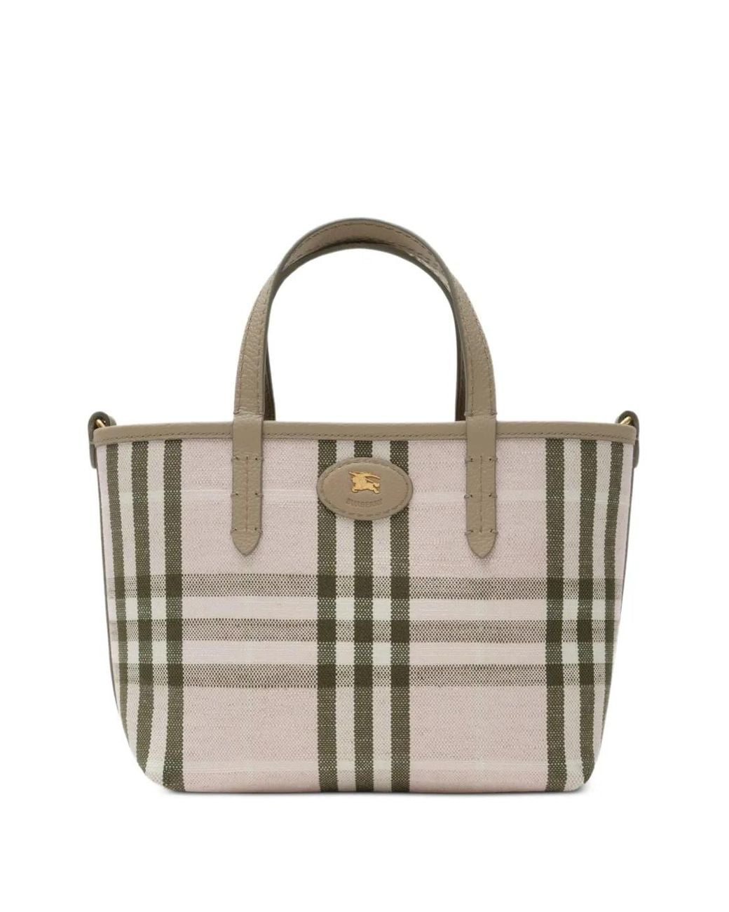 Burberry Natural Mini Reversible Bloomsbury Tote