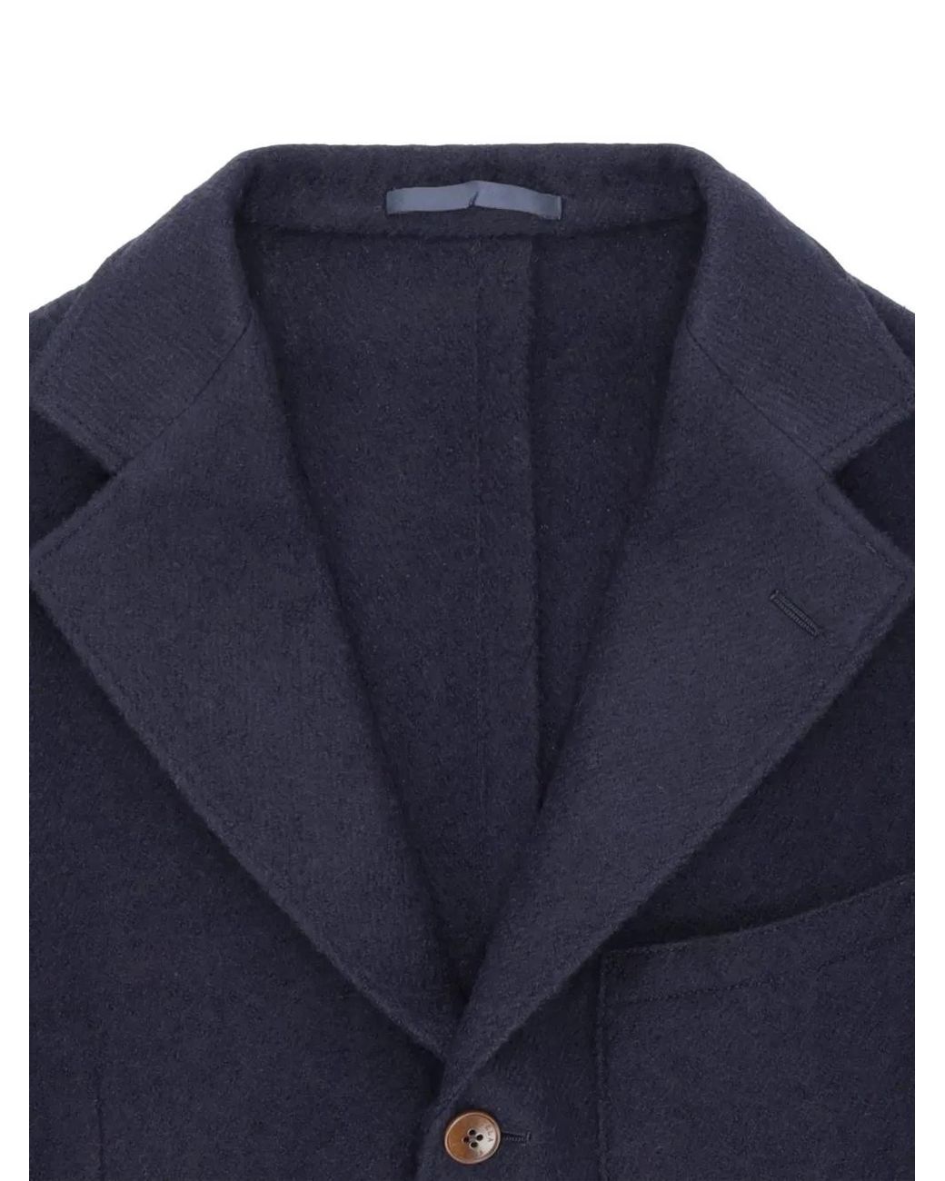 Fortela Blue Single-Breasted Blazer for men