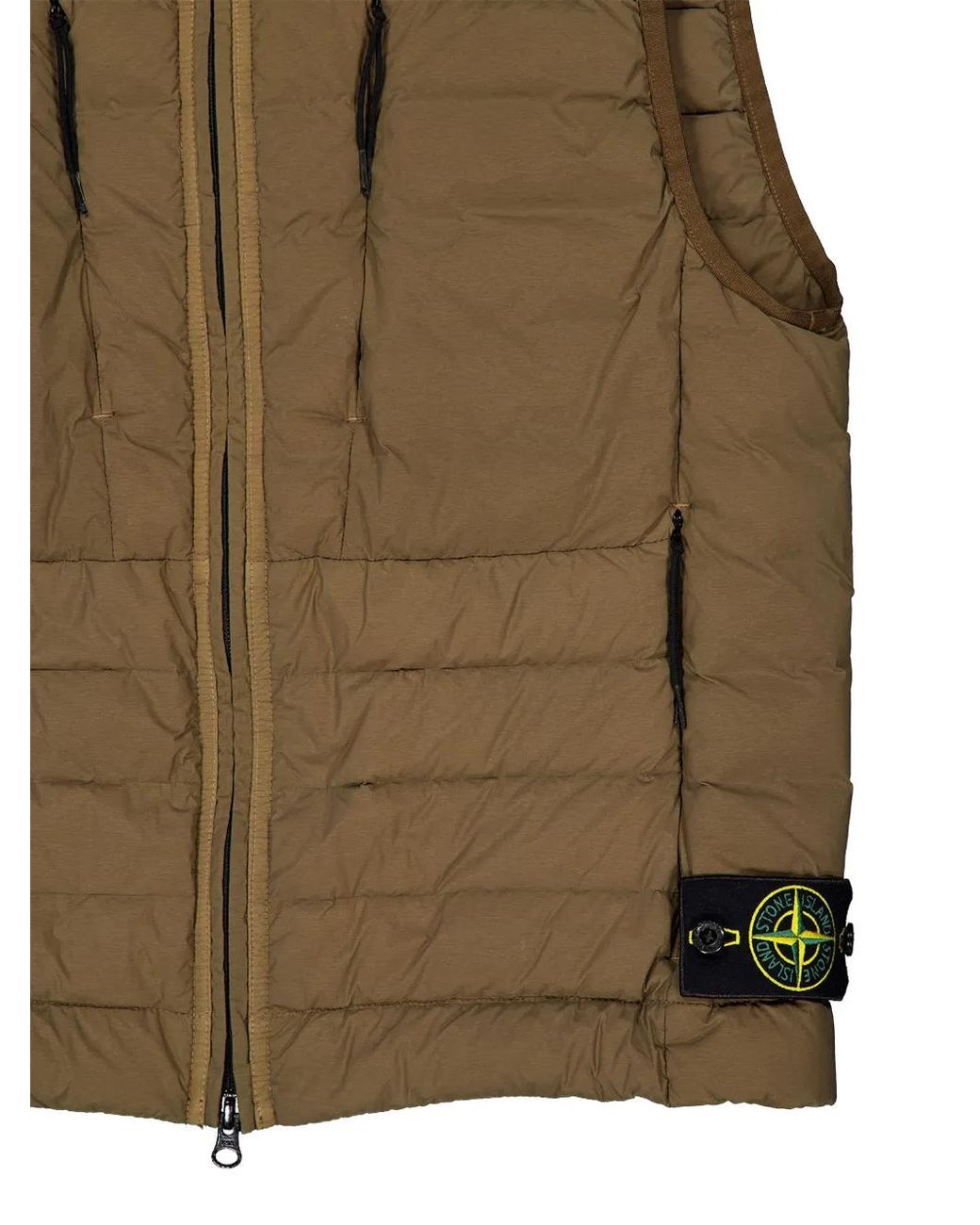 Stone Island Green Seamless Tunnel Nylon Down-Tc Vest for men