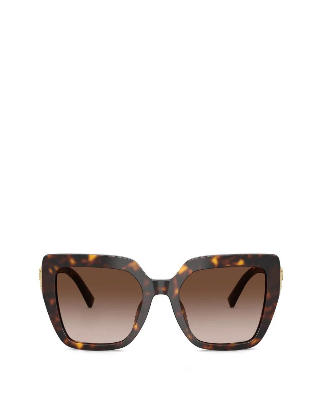 Dolce & Gabbana Brown Cat-Eye Tortoiseshell Sunglasses