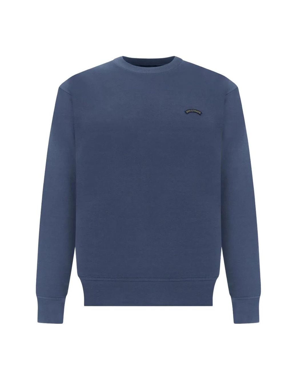Paul & Shark Blue Crew-Neck Sweatshirt for men