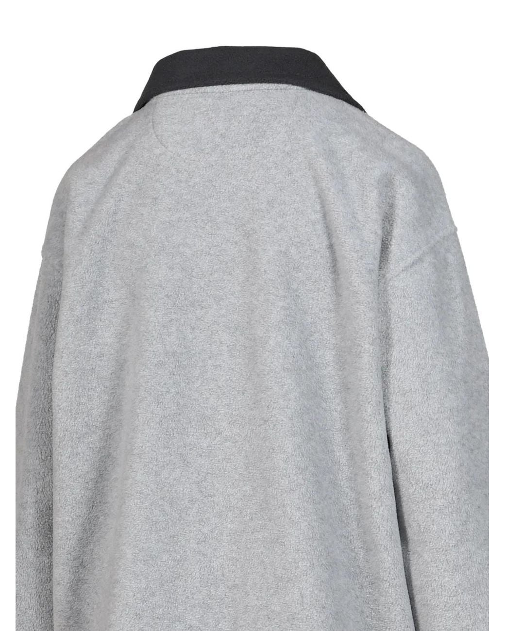 Sandy Liang Gray Dawson Zip-Up Jacket