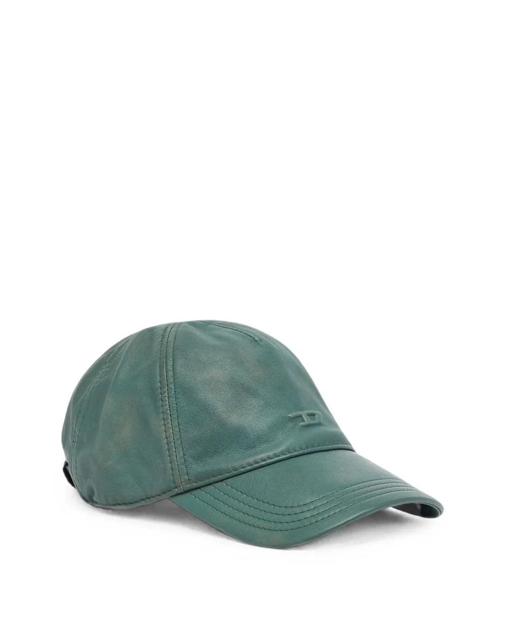 DIESEL Green Baseball Cap for men